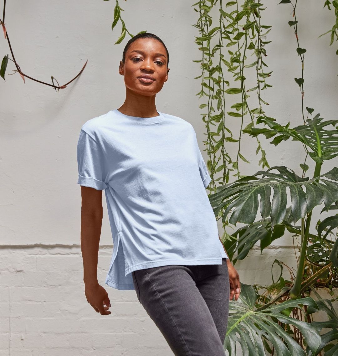 Womens relaxed fit tee