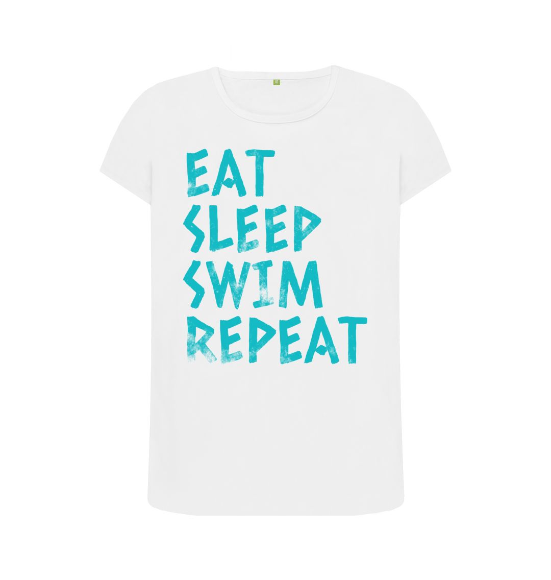 White Swim Tee