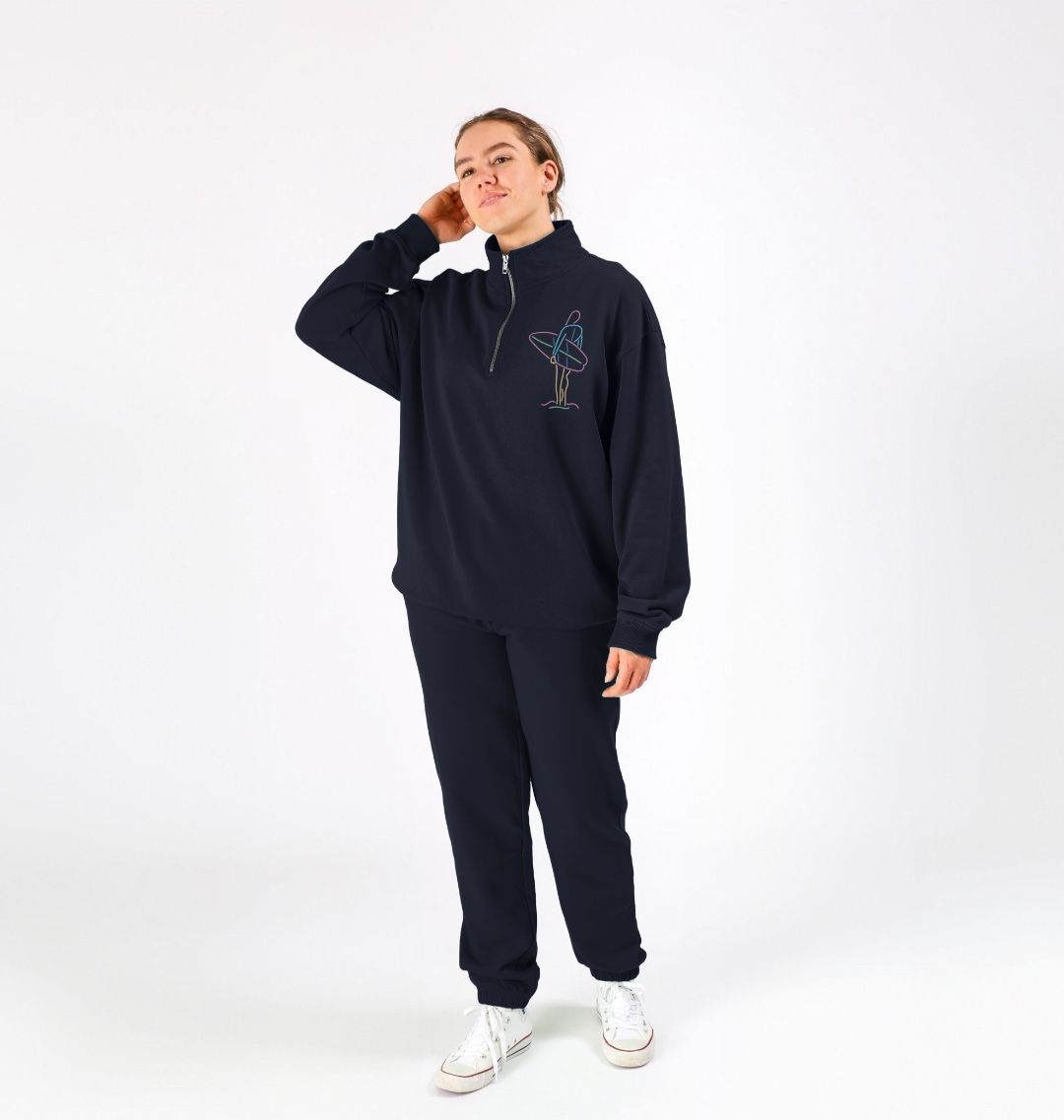 Maeve 1/4 zip sweater