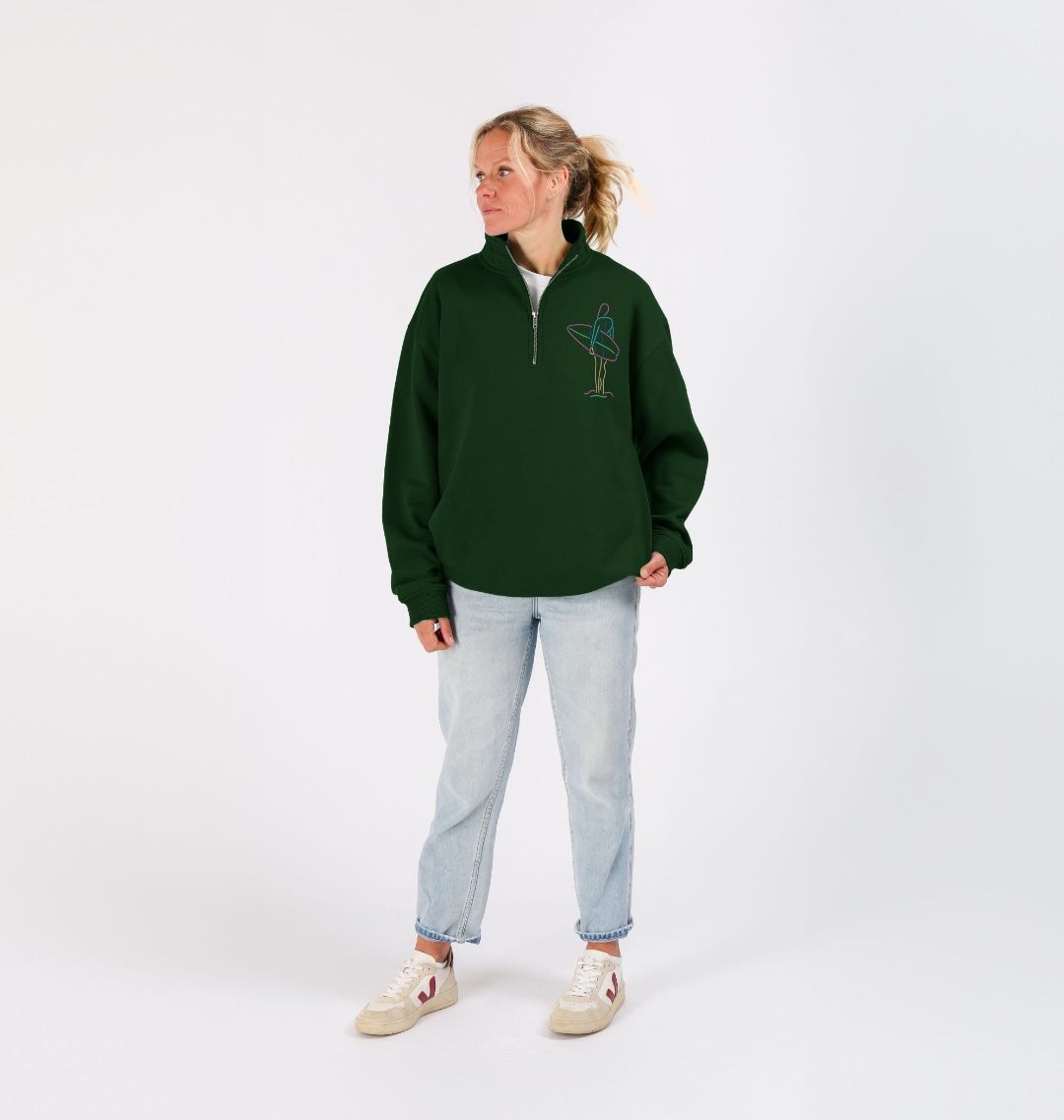 Maeve 1/4 zip sweater