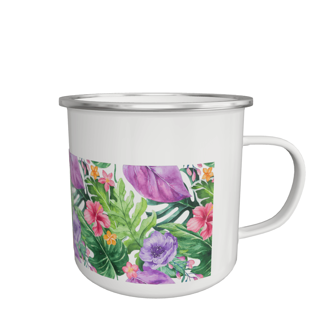 White Lottie enamel mug