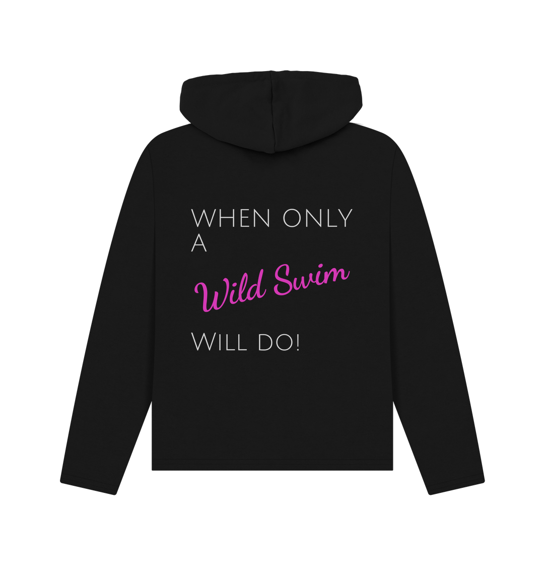 Black Printed Hoody