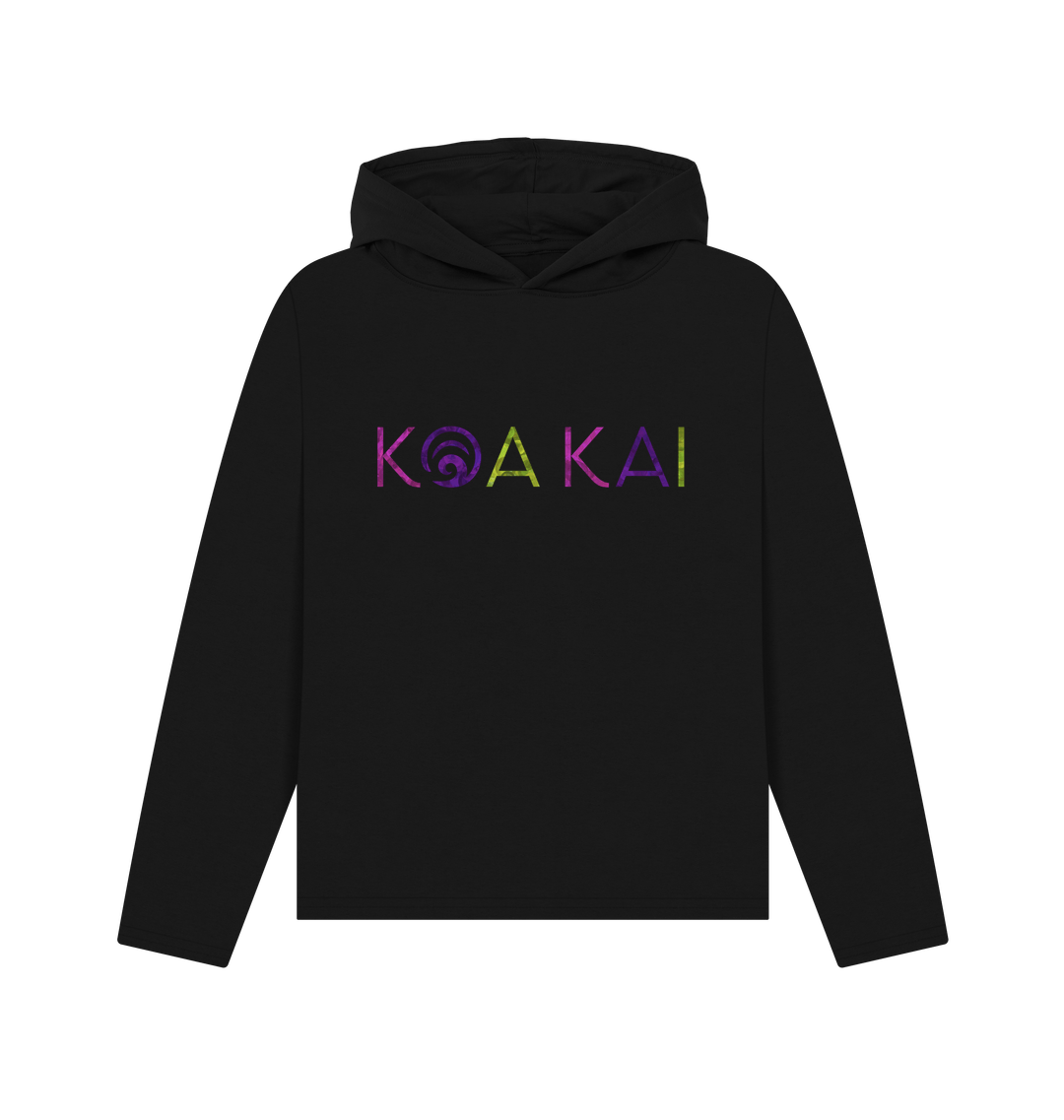 Black Printed Hoody
