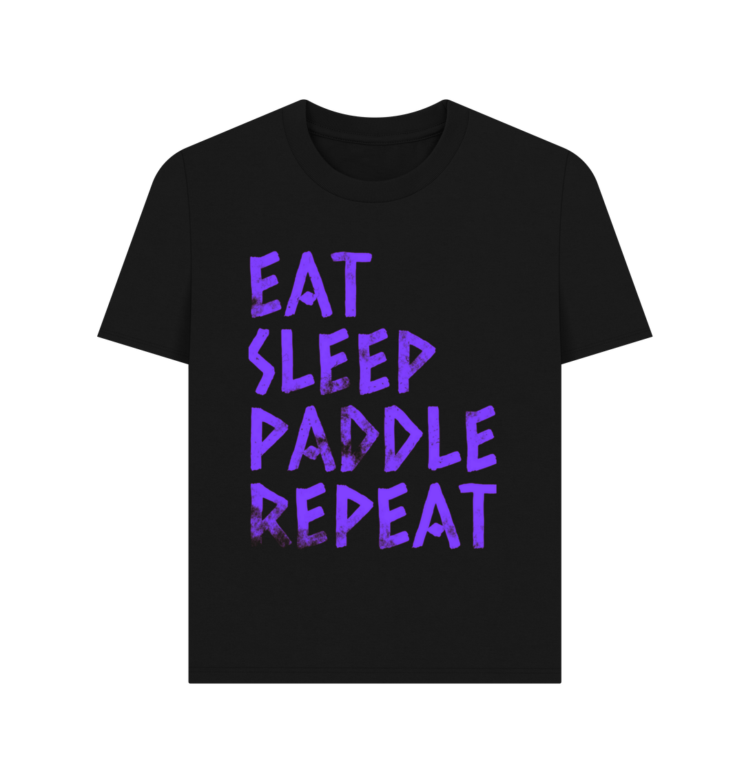 Black Printed T-shirt Front