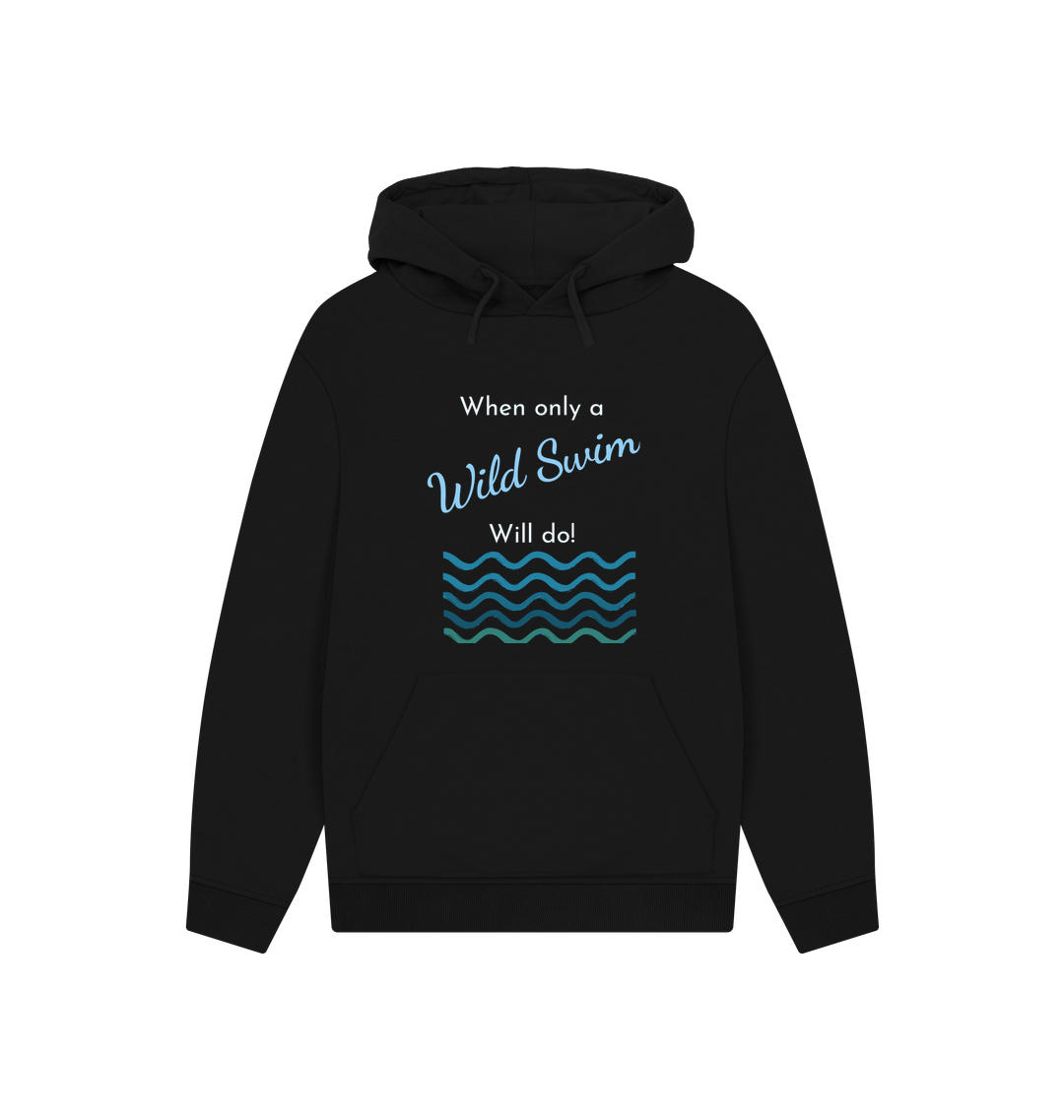 Black Printed Hoody