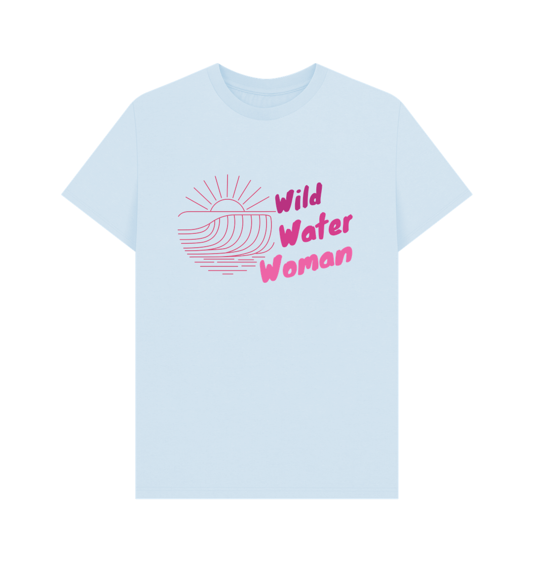 Sky Blue Printed T-shirt