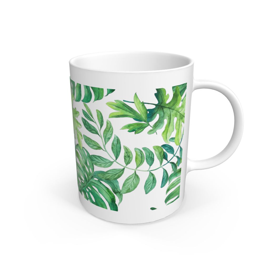 White Olivia mug